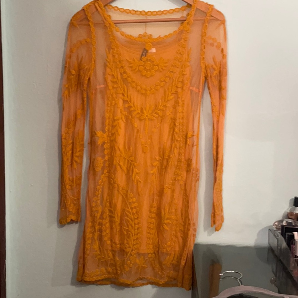 Yellow Lace Dress